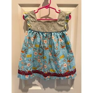 Matilda‎ Jane (It's A Wonderful Parade) Love Letter Shabby Top Size 4